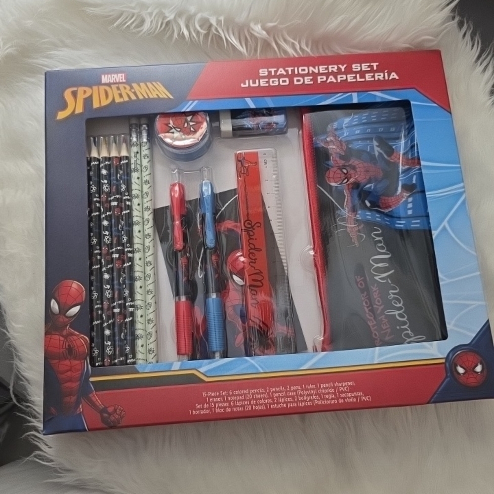 Marvel Spider-Man Blue and Red Stationery Collection